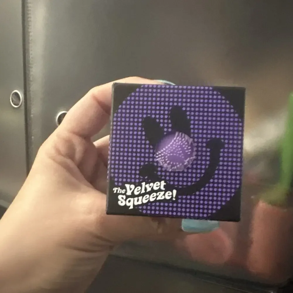 NeeDoh Fuzz Ball Flower Power In Purple Sealed Fuzzball Authentic